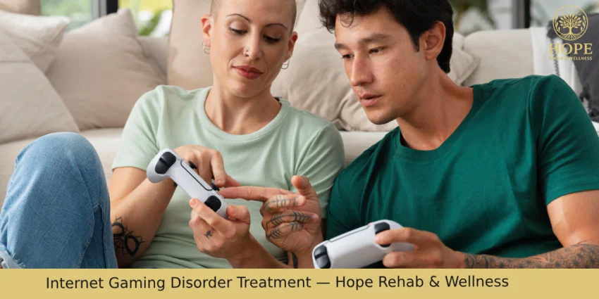 Internet Gaming Disorder Treatment — Hope Rehab & Wellness