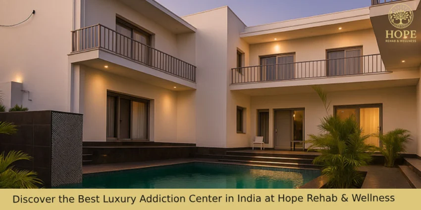 Discover the Best Luxury Addiction Center in India at Hope Rehab & Wellness