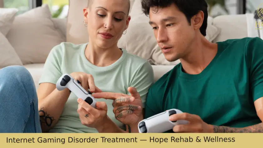 Internet Gaming Disorder Treatment — Hope Rehab & Wellness
