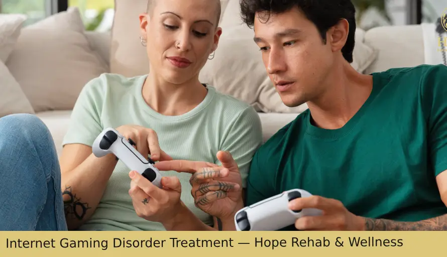 Internet Gaming Disorder Treatment — Hope Rehab & Wellness